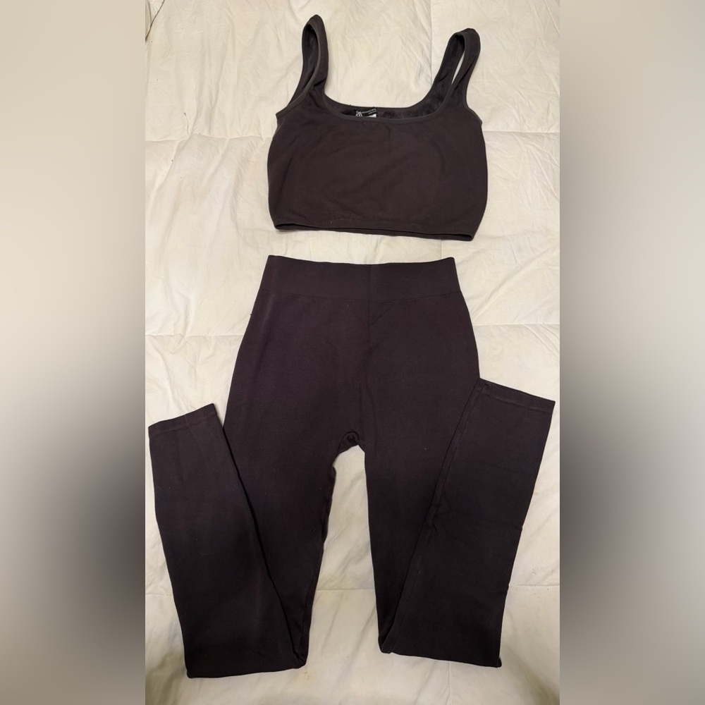Zara Dark Gray Lounge Set